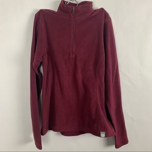 REI 1/4 Zip, Red, Women, Small